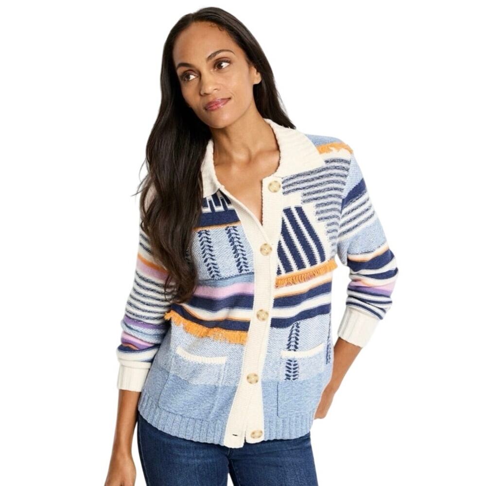 NIC + ZOE Pattern Play Knit Jacket XXL